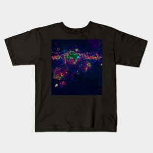 Black Panther Art - Glowing Edges 332 Kids T-Shirt